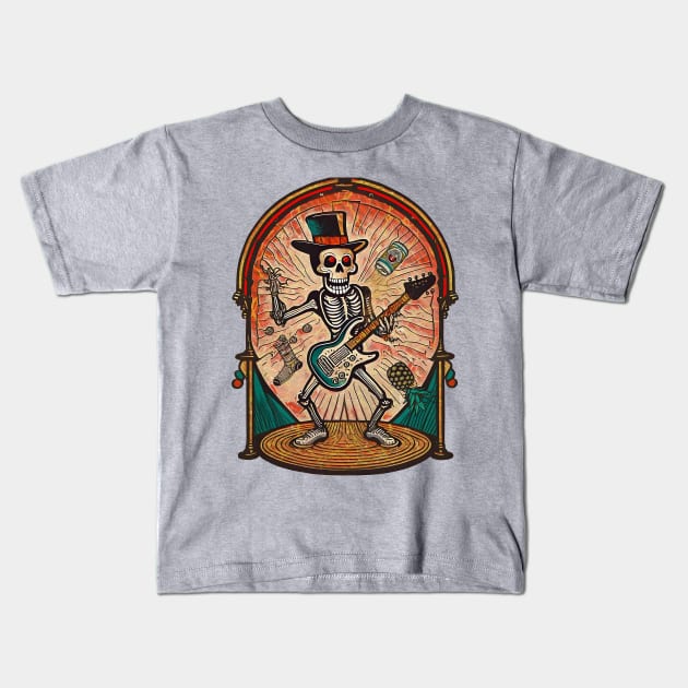 Dead Rock Star Kids T-Shirt by Midcenturydave